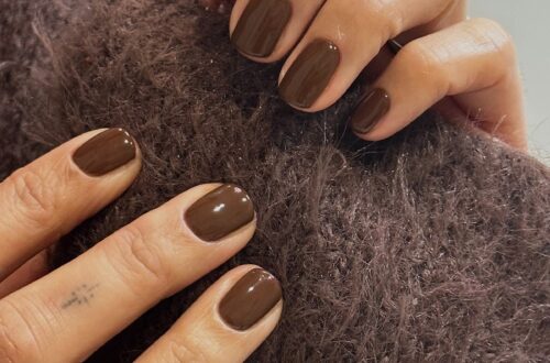 Шоколадный маникюр на январь 2026: тренд зимы