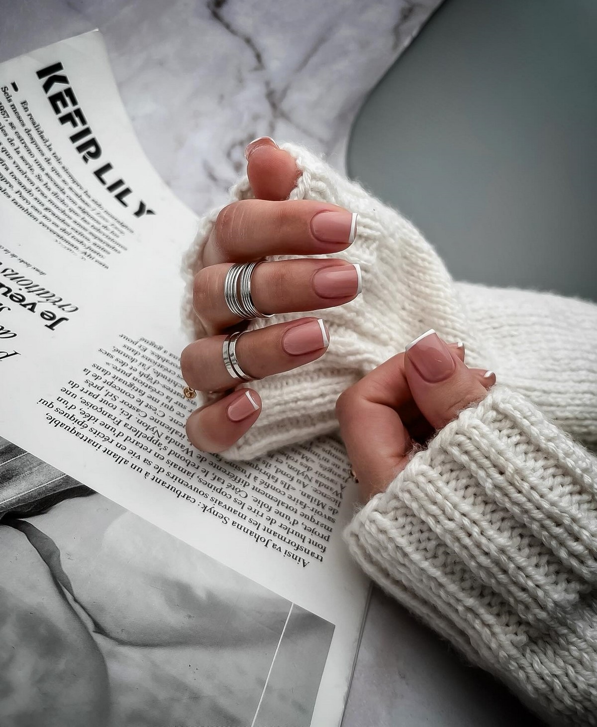 Новинки френч-маникюра 2026: шикарные зимние дизайны