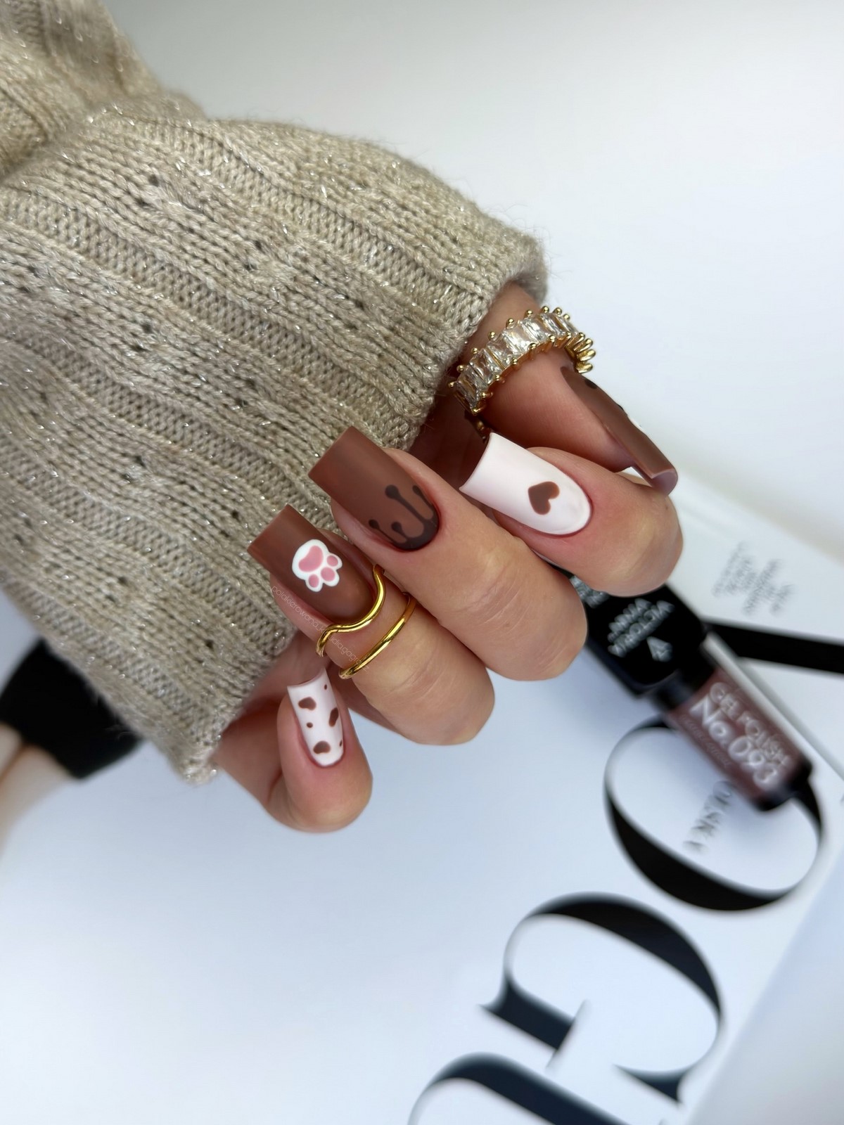 Шоколадный маникюр на январь 2026: тренд зимы